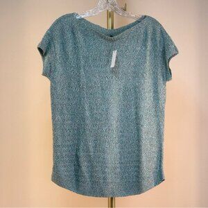 NWT Talbots Linen boatneck sweater